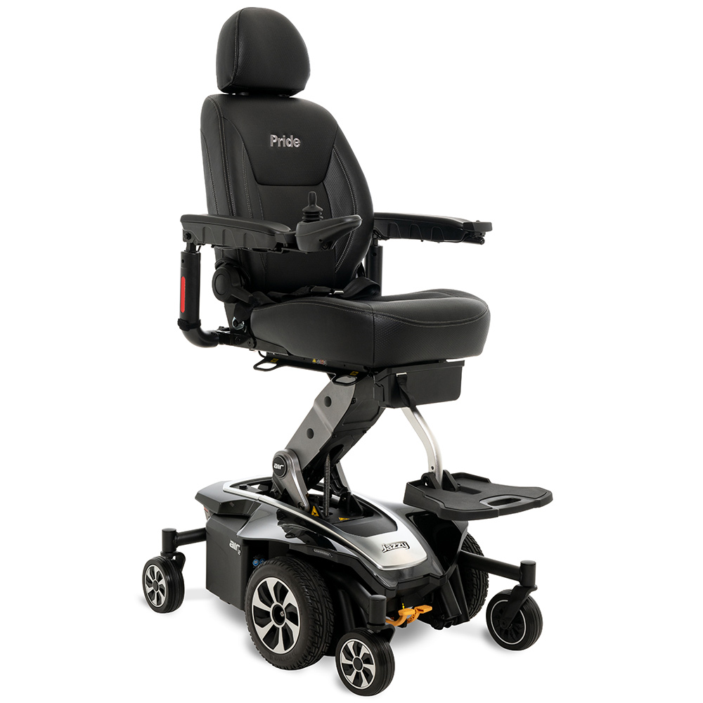 pride jazzy electric wheelchair power motorized air 2 carbon are folding